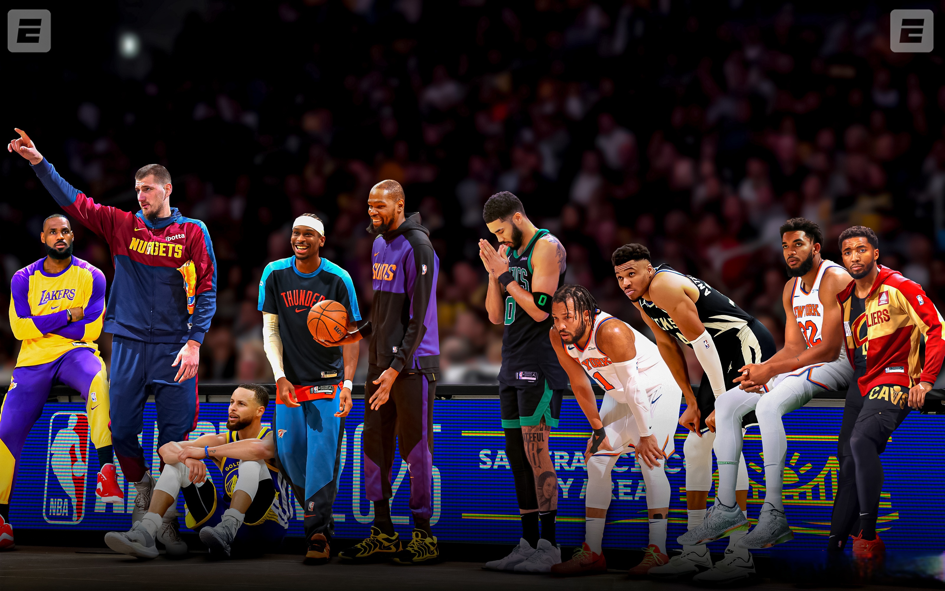 NBA赛季收官战，球队积分悬殊激烈角逐